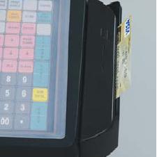 credit card reader on the SAM4s SPS-520 register