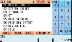UP-800 Cash Register from Sharp Screen Shot